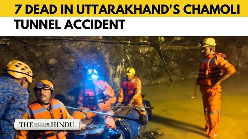 Watch: Seven workers dead, several injured as water, debris enter tunnel in Uttarakhand’s Chamoli district