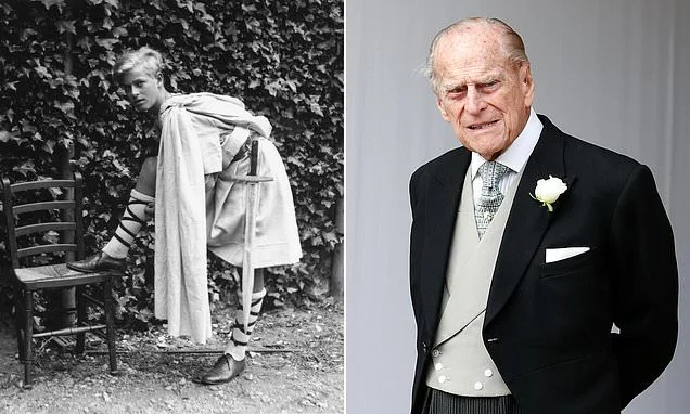 Prince Philip's final school report reveals teachers thought he was 'too irritable' but praised him for being a 'born leader' and for having 'unusual courage and endurance'