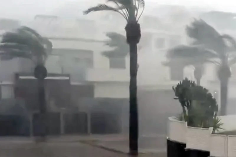 Italy and Spain hit by flash floods and heavy rain weeks after 40C heatwave and wildfires