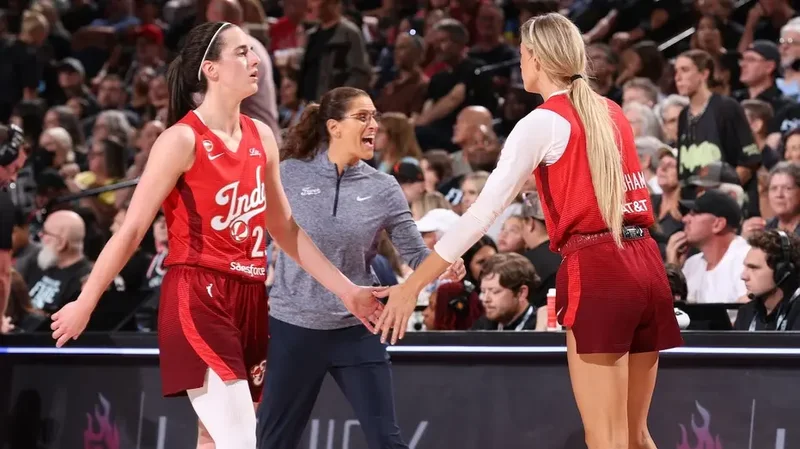 Caitlin Clark kept from reporters despite triple-double night as coach goes viral for women's sports comments