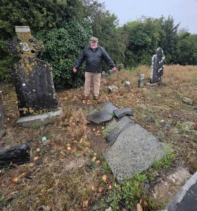 Gravestones 'smashed to pieces' following attack on historic Wexford graveyard