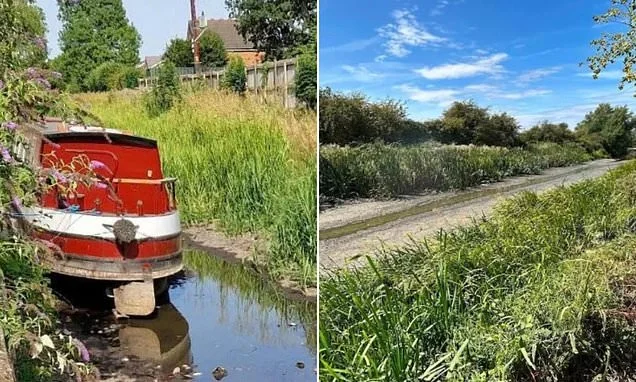 Britain's canals running dry with more than 30 sections forced to close as more 'extreme heat' warnings issued