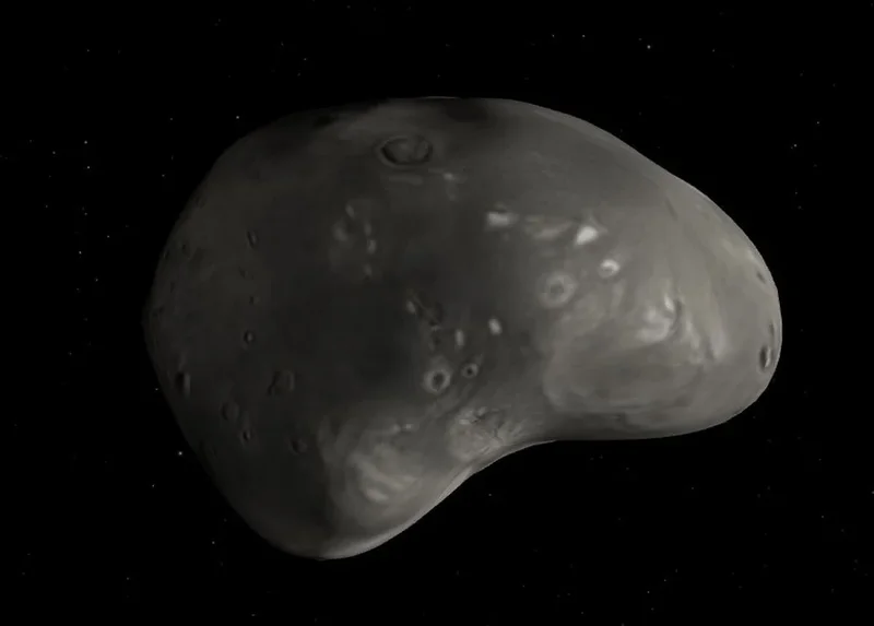 Mars's Funky Moon Deimos was Shaped by an Impact