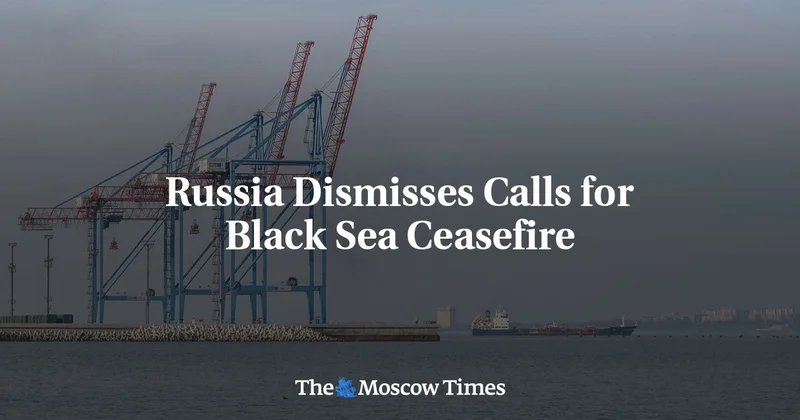 Russia Dismisses Calls for Black Sea Ceasefire