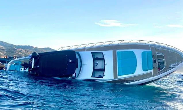 £6.8million superyacht sinks in the Mediterranean just days after being delivered to its owner