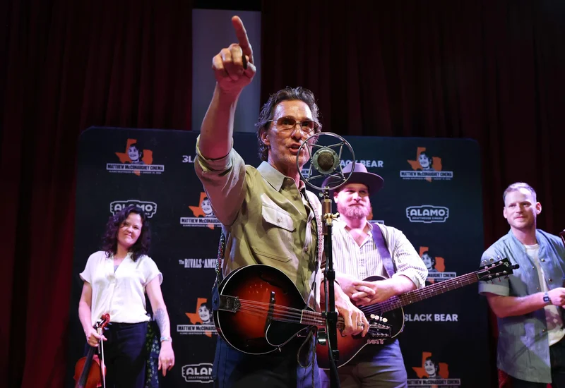 Matthew McConaughey Sings A Few Tunes At Nashville Screening Of ‘The Rivals Of Amziah King’