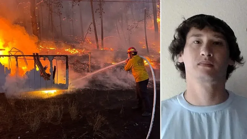WATCH: Neighbor’s double take helped police identify accused wildfire arsonist as flames raced nearby