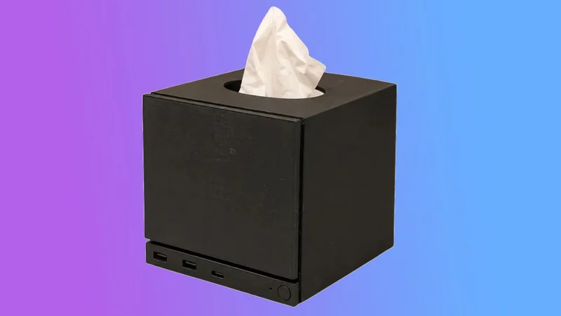 The Steam Machine design makes for a frightfully good tissue box, and now you can 3D print your own