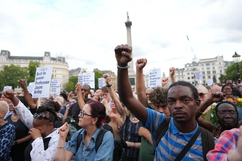 Vigil held in central London for late Cambridge professor Jason Arday
