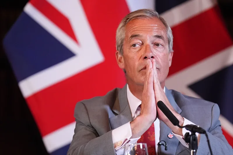 Reform could slip to third in polls, pollsters warn as Farage’s popularity plummets over scandals