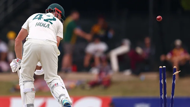 Australia’s bubble burst as Bangladesh storm to historic Test win