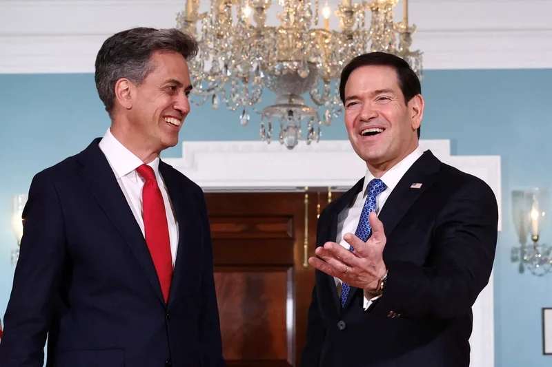 ‘Do you still think Trump’s an idiot?’: Miliband confronted on past views of US president