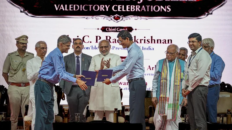 Vice President launches six new academic initiatives at SASTRA