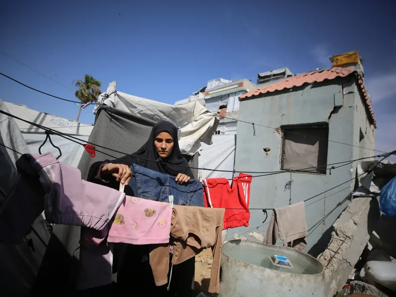 In Gaza’s tents, widows face war’s harshest realities alone