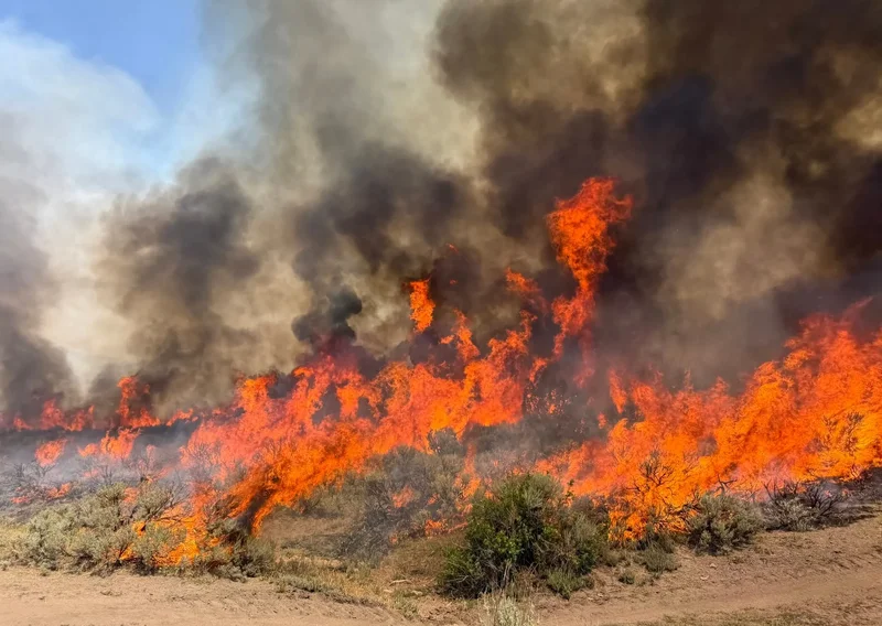 Helicopter crash kills pilot and crew member amid Utah wildfire battle