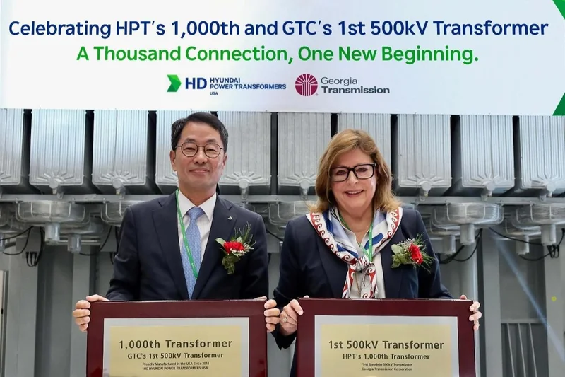 HD Hyundai Electric hits 1,000-transformer milestone at US plant