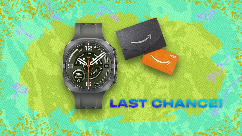 Amazon is giving away $100 gift cards with the Samsung Galaxy Watch Ultra 2 — offer ends tonight