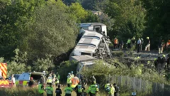 Two seriously hurt as passenger train derails in East Sussex