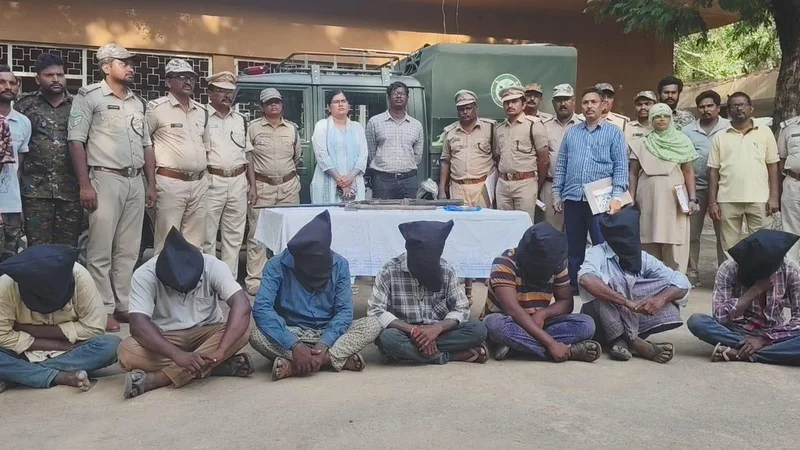 Officials nab seven persons four days after dead tiger found at NSTR