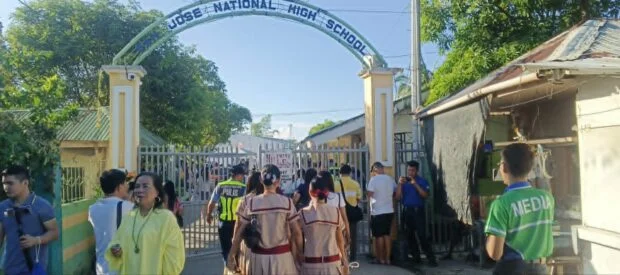 Transparent backpacks given to Tacloban students after shooting