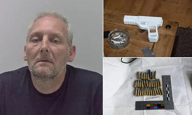 Police raided 'obsessed hobbyist' when he was just 15 minutes away from completing 3D printing of parts needed to make a gun