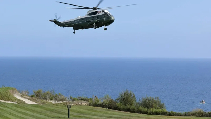 Helicopter with Trump on board came too close to passenger jet