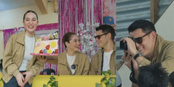 Richard Gutierrez joins Barbie Imperial in outreach activity at her former school