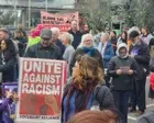 Victorian police investigate allegation a car drove deliberately at speed towards anti-racism protester