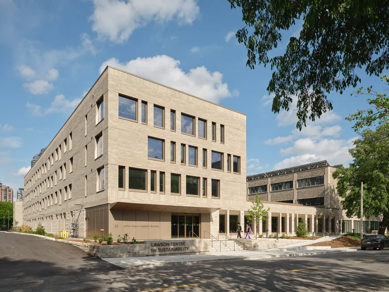 University of Toronto’s Trinity College delivers bold, tree-hugging architecture