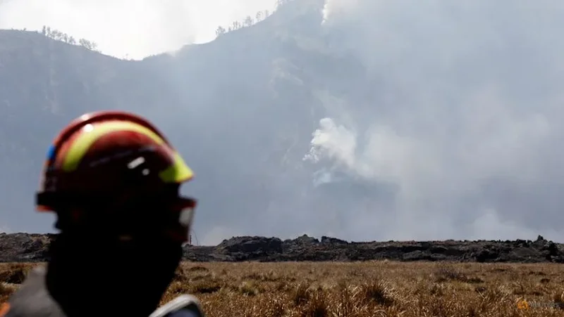 Fire near Indonesia's Mount Bromo extinguished but new hotspots emerge
