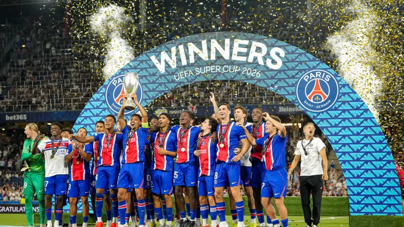 Paris Saint-Germain retain Super Cup title by seeing off Aston Villa