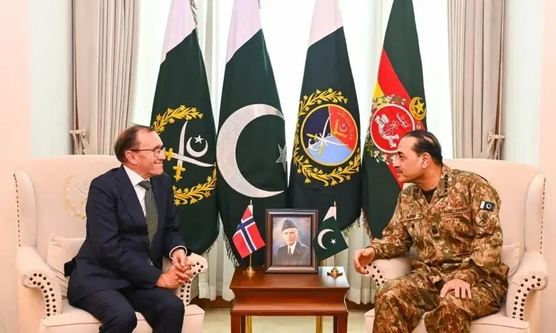 Pakistan, Norway reaffirm resolve to strengthen bilateral ties, expand engagement in defence and security