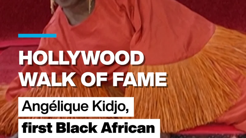 Angélique Kidjo becomes the first Black African honored with a star on the Hollywood Walk of Fame