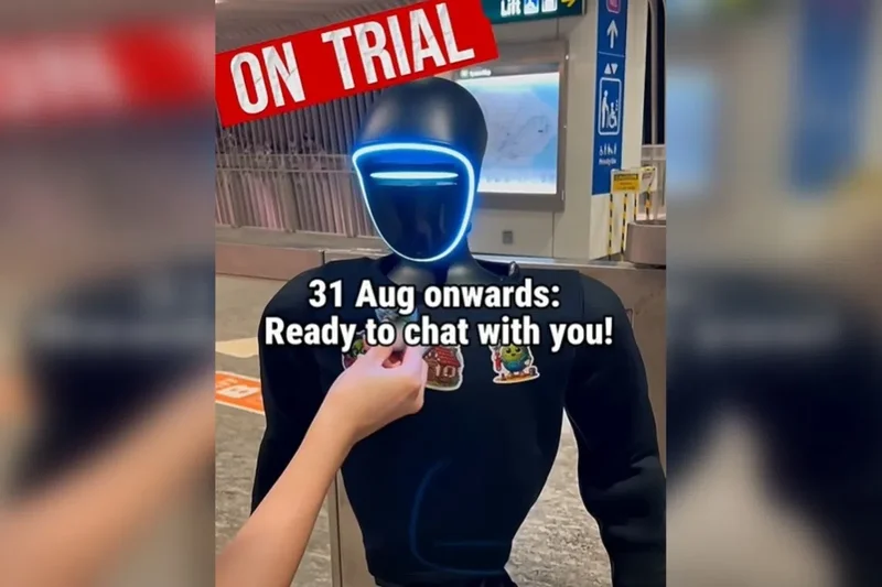 Robot in Little India MRT station can help commuters find their way, give travel information