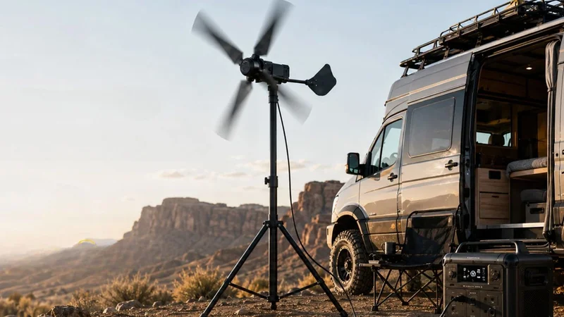 Portable wind turbines are riding the DIY energy boom — Ventyra R1 smashes Kickstarter goal by 90x, promising 35-minute phone charges