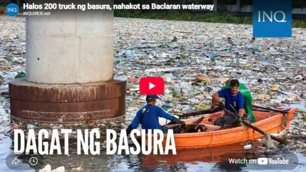 WATCH: Around 200 truckloads of garbage hauled from Parañaque waterway