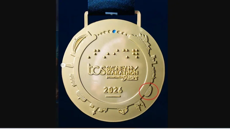 The medal that will put Sydney on the map. The wrong map