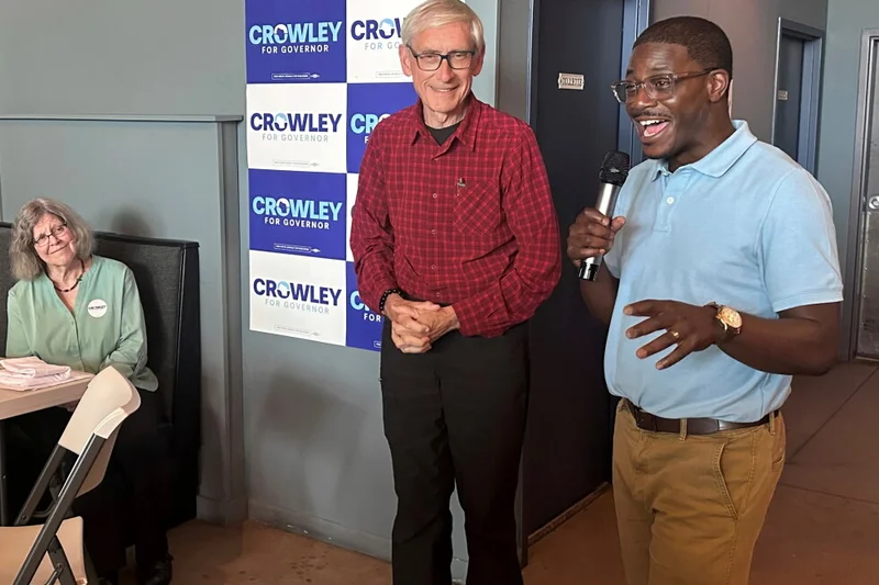 Democratic socialist tries to beat governor’s pick in chaotic Wisconsin primary for governor