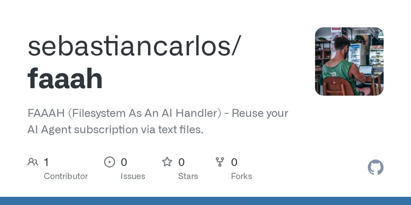faaah (Filesystem As An AI Handler)