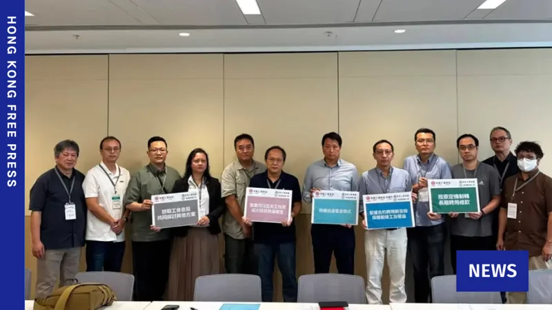 Pro-Beijing union coalition urges Hongkong Post to reverse halt on permanent contracts