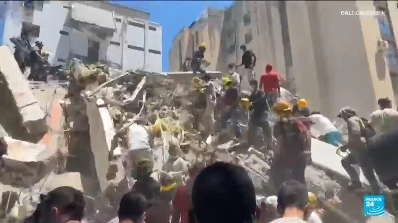 Colombia rescue efforts press on after deadly earthquake